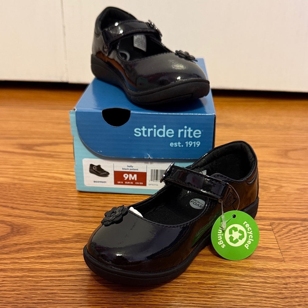 🔥 NWT 🔥 Stride Rite Black Mary Jane Shoes for Kids